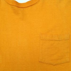 Vintage 1980s You Are in My Heart Yellow Pocket T Shirt L