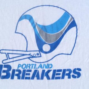 Vintage 1980s Portland Breakers USFL Football T-Shirt L/XL