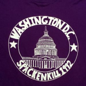 Vintage 1990s Purple Washington DC Souvenir T-Shirt XL