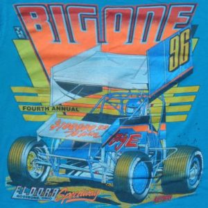 Vintage 1996 Eldora Speedway The Big One Cotton T-Shirt M