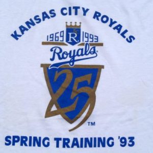 Vintage 1990s Kansas City Royals Spring Training T-Shirt XL