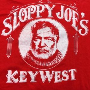 Vintage 1980s Sloppy Joe's Key West Souvenir T-Shirt L