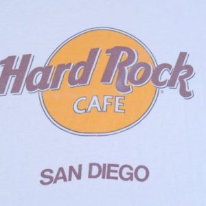 Vintage 1998 Beige Hard Rock Cafe San Diego Cotton T Shirt M