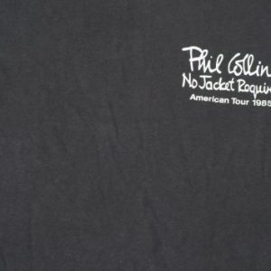 Vintage 1985 Phil Collins Concert Tour Sleeveless T Shirt XL