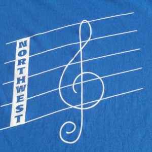 Vintage 1990s Northwest Treble Clef T-Shirt M