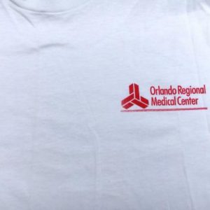 Vintage 1980s Orlando Regional Medical Center White T-Shirt