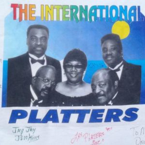 Vintage 1997 The Platters Autographed Tour White T Shirt L