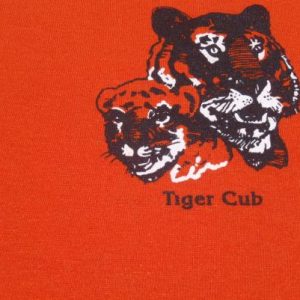 Vintage 1980s Tiger Cub Boy Scouts Ringer T-Shirt S