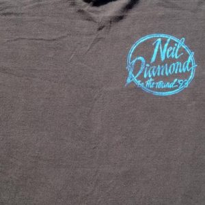 Vintage 1993 Neil Diamond In The Round Concert T-Shirt L