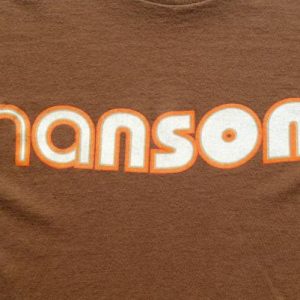 Vintage 1997 Brown Hanson Cotton T Shirt L