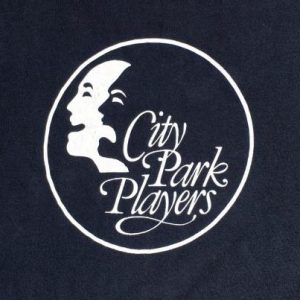 Vintage 1980s City Park Players Alexandria LA Black T-Shirt