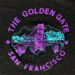 Vintage 1980s Golden Gate San Francisco Souvenir T-Shirt M