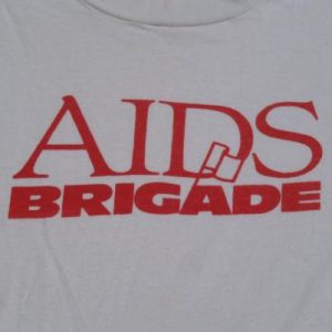 Vintage 1980s AIDS Brigade T-Shirt XL