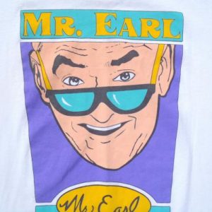 Vintage 1990s Mr. Earl The School Prize Guy White T Shirt L