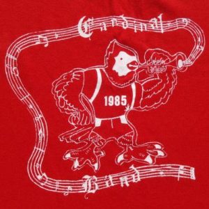 Vintage 1985 Cardinal Band Red T Shirt L