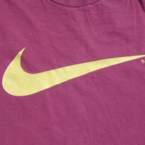 Vintage 1990s Garnet Gold FSU Nike Logo Cotton T-Shirt XXL