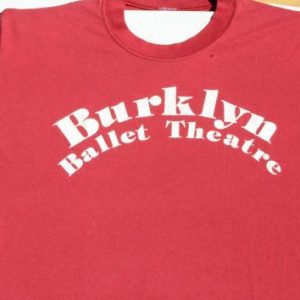 Vintage 1980s Burklyn Ballet Red T-Shirt L