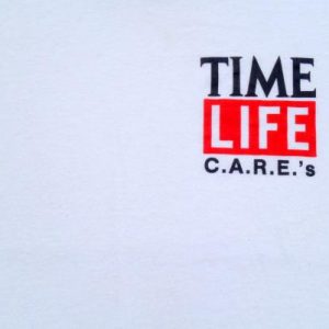 Vintage 1980s Time Life CARES White T-Shirt XL