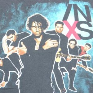 Vintage 1990 INXS Concert Tour Black T ShirtXL