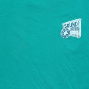 Vintage 1990s Sound Barrier Green T-Shirt XL Anvil