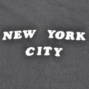 1970s New York City Puffy Letter Souvenir Vintage T-Shirt