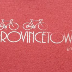 Vintage 1990s Provincetown Bicycles Red T-Shirt M/L