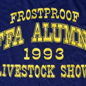 Vintage 1990s Frostproof Future Farmers Navy Blue T-Shirt L