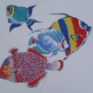 Vintage 1970s Tropical Fish T-Shirt