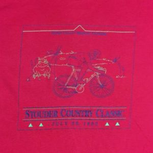 Vintage 1992 Stouder Country Classic Bicycle Race T-Shirt XL