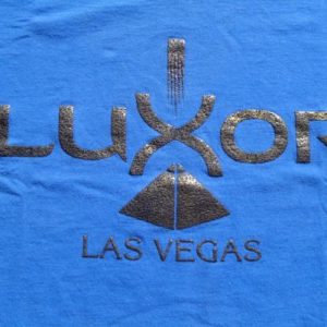 Vintage 1990s Luxor Las Vegas Blue Souvenir T-Shirt L