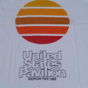 Vintage 1982 Worlds Fair US Pavillion T-Shirt S