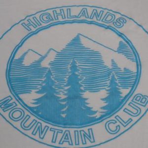 Vintage 1980s Highlands Mountain Club T-Shirt L/XL