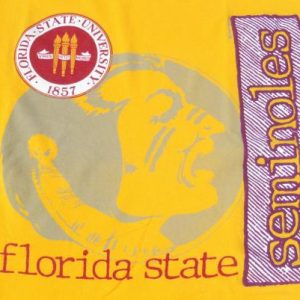 Vintage 1990s Gold Florida State Seminoles T-Shirt L