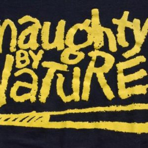 Vintage 1993 Naughty By Nature Black T-Shirt