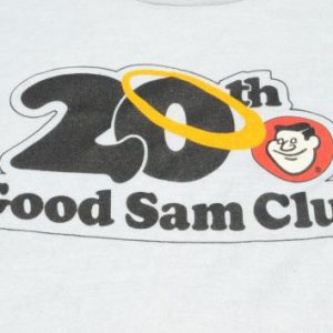 Vintage 1988 Good Sam RV Club 20 Year Anniversary T-Shirt L