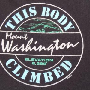 Vintage 1987 Mount Washington Souvenir T Shirt M/L