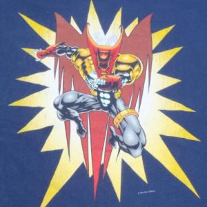 Vintage 1990s Azrael Red Knightfall Batman Cotton T-Shirt XL