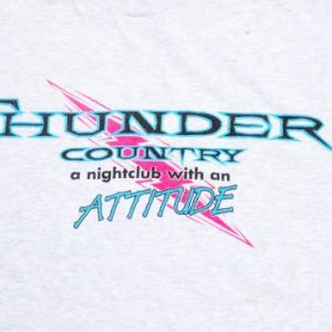 Vintage 1980s Thunder Night Club Heather Gray T-Shirt XL