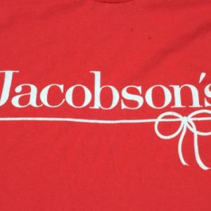 Vintage 1980s Red Jacobson's Department Store T Shirt M