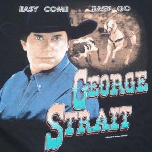 Vintage 1993 George Strait Easy Come Easy Go Tour T-Shirt XL