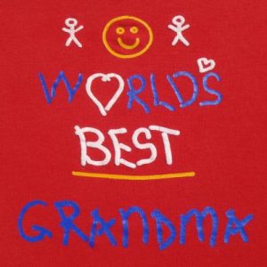 Vintage 1990s Worlds Best Grandma T-Shirt M