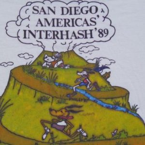 Vintage 1989 Americas' Interhash T-Shirt M