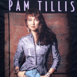 Vintage 1990s Pam Tillis Black T Shirt XL