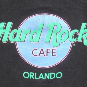 Vintage 1990s Hard Rock Cafe Orlando Black T Shirt XL