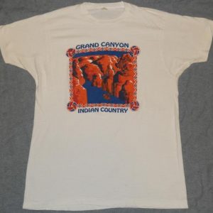 Vintage 1980s Indian Country GRAND CANYON Art T-Shirt