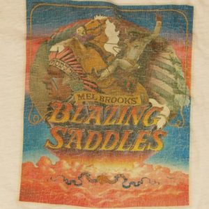 Vintage Iron-On Style BLAZING SADDLES T-Shirt