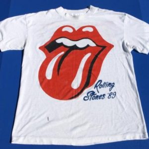 Vtg 1989 ROLLING STONES Steel Wheels Concert Tour shirt