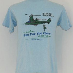 Vintage 1980's Bell Helicopter Leprechaun T-Shirt