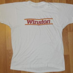 Vintage 1980s Winston Cigarette Logo T-Shirt