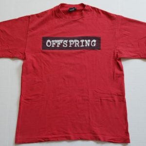 Vintage 1990s The Offspring Concert Tour T-Shirt Red